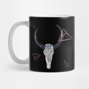 ox head skeleton Mug